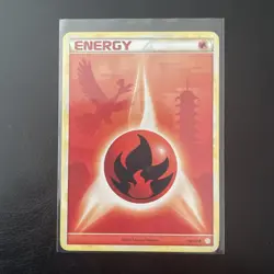 Fire Energy 116/123 Common HeartGold SoulSilver Pokemon Card - Image 1