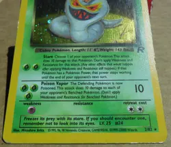 Dark Arbok 2/82 Rare Holo Team Rocket Set Pokemon Card LP - Image 3