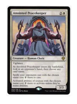 MTG - NM - Anointed Peacekeeper - Dominaria United 2 - Image 1