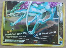 Raikou & Suicune 93/95 Rare Holo Legend (Bottom Half Only) Pokemon Card MP - Image 1