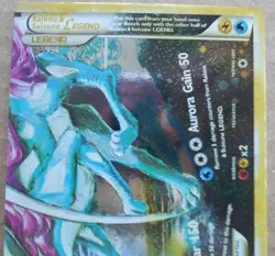 Raikou & Suicune 93/95 Rare Holo Legend (Bottom Half Only) Pokemon Card MP - Image 5