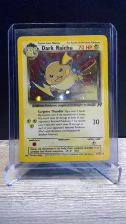 Pokemon Card TCG Dark Raichu English Team Rocket 83/82 Holo Rare Secret NM - Image 3