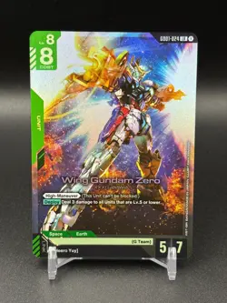 Gundam Card Game Newtype Rising Wing Gundam Zero GD01-024 - LR PACK FRESH - Image 1