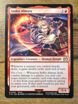 Magic MTG Final Fantasy Seifer Almasy #156 FIN *NON-FOIL* Rare - Image 1