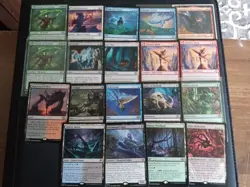 Mtg Modern Horizons 3 -Bloomburrow 19 Card Lot Mythic,Rare Lands - Image 1