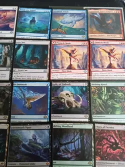 Mtg Modern Horizons 3 -Bloomburrow 19 Card Lot Mythic,Rare Lands - Image 3