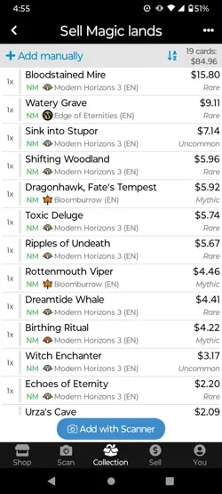 Mtg Modern Horizons 3 -Bloomburrow 19 Card Lot Mythic,Rare Lands - Image 5