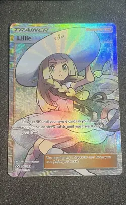 POKEMON CARD 2017 LILLIE FULL ART TRAINER 147/149 SUN & MOON BASE - Image 1