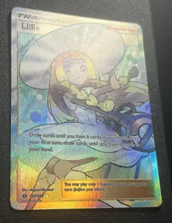 POKEMON CARD 2017 LILLIE FULL ART TRAINER 147/149 SUN & MOON BASE - Image 2