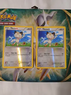 Meowth 106/149 Common Boundaries Crossed Reverse Holo Pokemon Card NM - Image 1