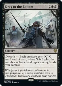 Drag to the Bottom - 91 / English / Near Mint MTG - Image 1