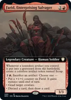 Farid, Enterprising Salvager (Extended Art) - 60 / English / Near Mint MTG - Image 1