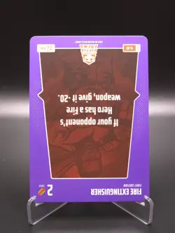Fire Extinguisher 2025 Bo Jackson Battle Arena Alpha Update Play Card #PL-89 - Image 3