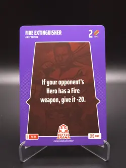 Fire Extinguisher 2025 Bo Jackson Battle Arena Alpha Update Play Card #PL-89 - Image 5