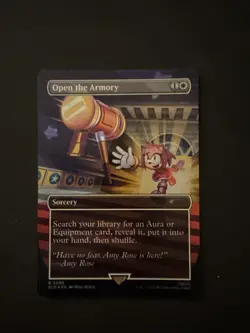 MTG Secret Lair X Sonic: Open The Armory Foil NM/Mint - Image 1