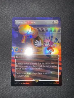 MTG Secret Lair X Sonic: Open The Armory Foil NM/Mint - Image 2