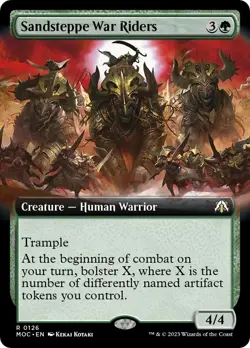 Sandsteppe War Riders (Extended Art) - 126 / English / Near Mint MTG - Image 1