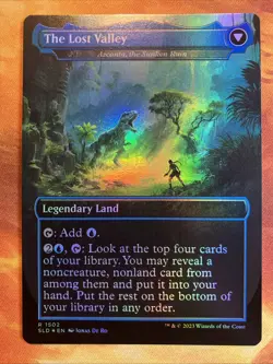 MTG Foil Borderless Heart of the Explorer - Search for Azcanta Tomb Raider NM!! - Image 2