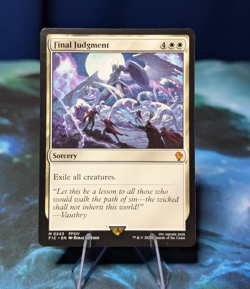 Final Judgment - MTG: Final Fantasy Commander Magic the Gathering NM 243 - Image 1