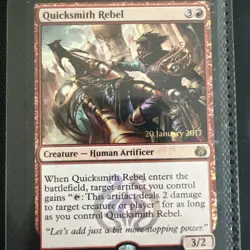 1x Quicksmith Rebel - Foil - Launch Promo NM-Mint, English Prerelease Promos MTG - Image 1