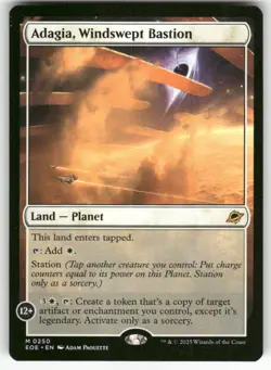 ADAGIA, WINDSWEPT BASTION #250 (MYTHIC RARE) MTG EDGE OF ETERNITIES - Image 1