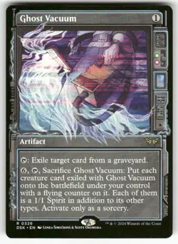 GHOST VACUUM (SHOWCASE) #326 (RARE) MTG DUSKMOURN: HOUSE OF HORROR - Image 1