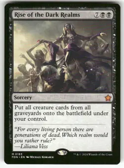 RISE OF THE DARK REALMS #183 (MYTHIC RARE) MTG FOUNDATIONS - Image 1
