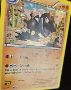 Tyrunt 61/111 Cosmos Holo XY Furious Fists Holofoil Pokemon TCG MP - Image 3