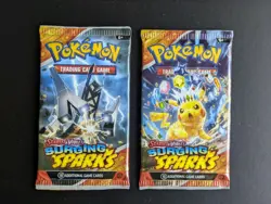 *LOT OF 2* Pokemon TCG: Scarlet and Violet SURGING SPARKS Booster Packs SEALED - Image 1