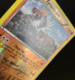 Tyrantrum 62/111 XY Reverse Holofoil Pokemon TCG Damaged - Image 2