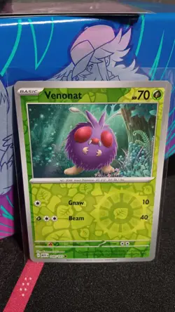 Venonat 048/165 Sv: Scarlet & Violet 151 Reverse Holo Pokemon Tcg - Image 1