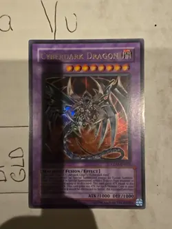 Yugioh Cyberdark Dragon CDIP-EN035 Unlimited Ultra Rare LP - Image 1