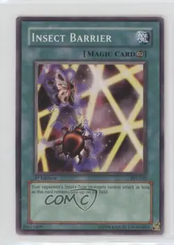 Insect Barrier 1st Ed. YuGiOh Pharaoh's Servant #PSV-102 2002 - Image 1
