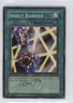 Insect Barrier 1st Ed. YuGiOh Pharaoh's Servant #PSV-102 2002 - Image 1