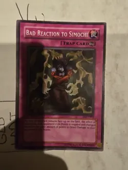 Yugioh Bad Reaction to Simochi LOD-093 1st Edition Common NM - Image 1
