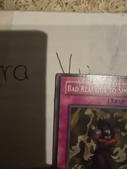 Yugioh Bad Reaction to Simochi LOD-093 1st Edition Common NM - Image 2