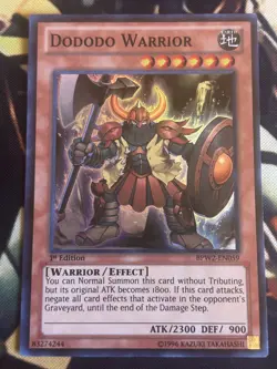 Yugioh: Dododo Warrior - BPW2-EN059 - Super Rare - 1st Edition - NM - Image 1
