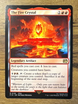 Magic MTG Final Fantasy The Fire Crystal #135 FIN *NON-FOIL* Rare - Image 1