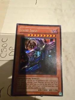 Yugioh Dark Sage DOD-002 Unlimited Prismatic Secret Rare MP - Image 1