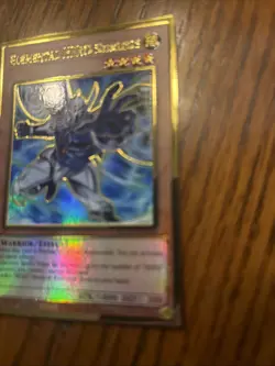 YuGiOh Elemental HERO Stratos MAGO-EN004 1st Edition Misprint Bubbled Border NM - Image 2