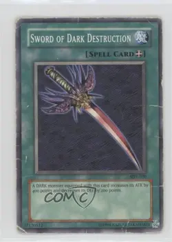 Sword of Dark Destruction Unlimited YuGiOh Starter Deck Yugi #SDY-020 2002 - Image 1