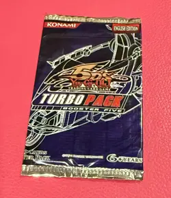 YuGiOh Turbo Pack Five ( TP5 ) Booster Pack - Factory Sealed - Image 1