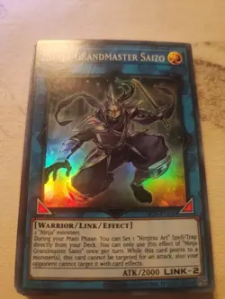 Yugioh Ninja Grandmaster Saizo OP20-EN010 Super Rare Unlimited Near Mint - Image 1