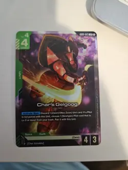 Gundam Card Game Char's Gelgoog Newtype Rising GD01-023 LR - Image 1