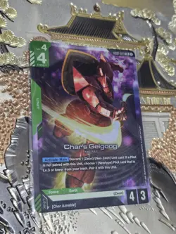 Gundam Card Game Char's Gelgoog Newtype Rising GD01-023 LR - Image 1