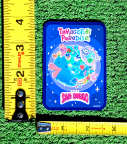 Tamagotchi Bandai Paradise Sparkle Sky! Ed. 2025 SDCC Trading Single Card EUC - Image 2