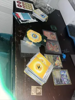 Pokemon Card Collection 100+ Cards with Holos and Pokemon Toys Pokemon Coin Lot - Image 1
