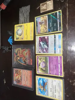 Pokemon Card Collection 100+ Cards with Holos and Pokemon Toys Pokemon Coin Lot - Image 2