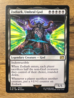 Magic MTG Final Fantasy Zodiark, Umbral God #128 FIN *NON-FOIL* Rare - Image 1