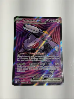 Genesect ex 161/086 Sv: Black Bolt Holo Pokemon TCG Card Full Art - Image 1